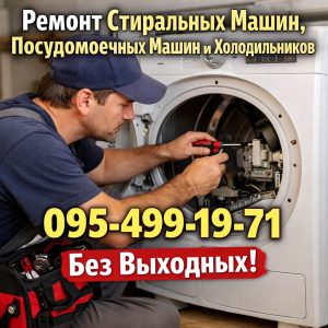Ремонт посудомоечных машин Miele в Никополе без выходных 0954991971