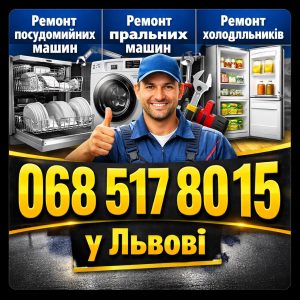 Ремонт посудомийки Whirlpool на дому у Львові 068 517 80 15